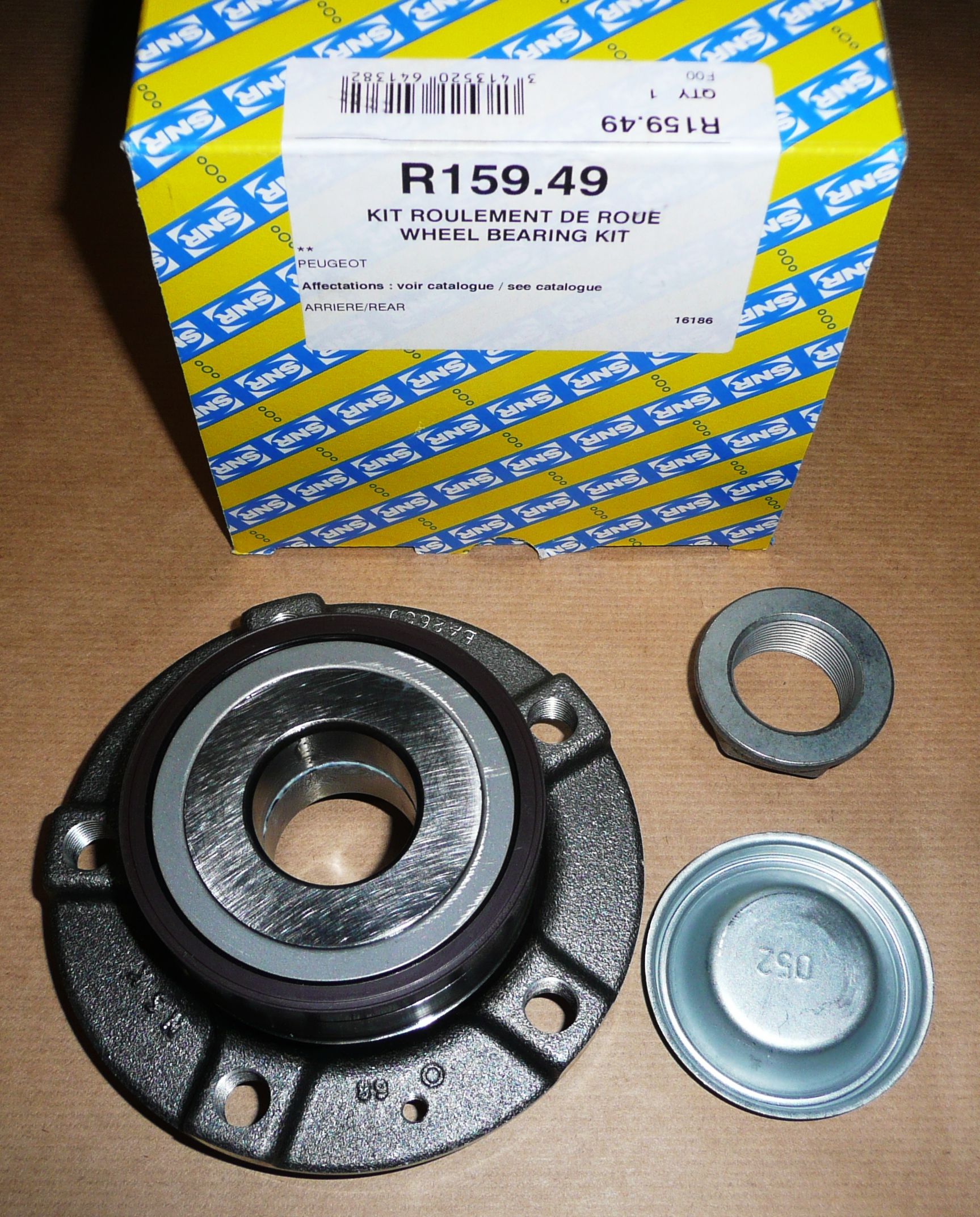 SNR R159.49 ŁOŻYSKO KPL.TYŁ C C5,C6 P 407,508,607